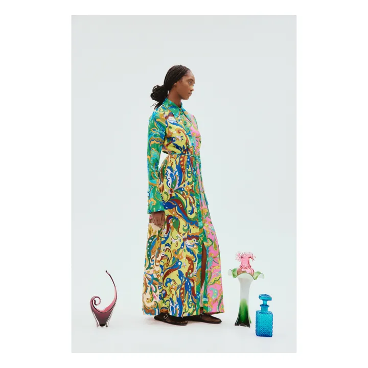 Alémais Robe Chemise Yvette Lin | Vert