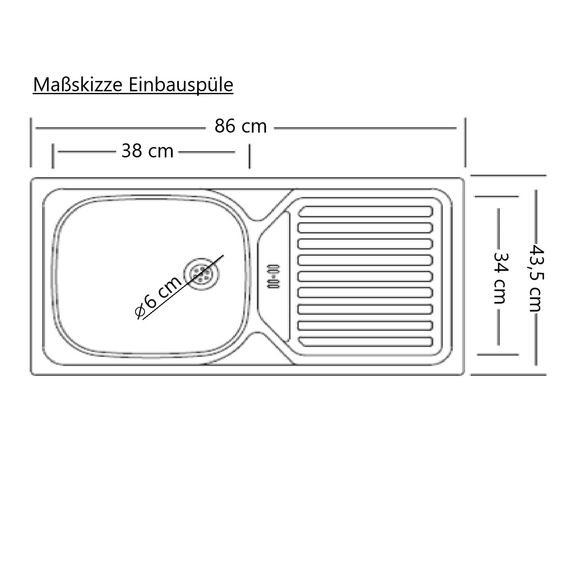 Küchenzeile MERAN - weiß - Wotaneiche - mit E-Geräten - Glaskeramikkochfeld - 300 cm