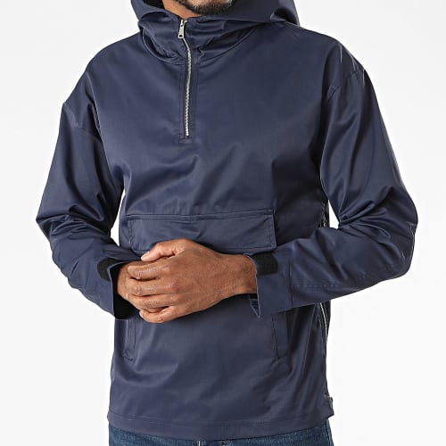 Veste Outdoor Capuche Bleu Marine