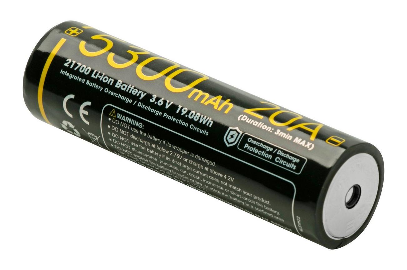 Nitecore NL2153HPi High Drain oplaadbare 21700 Li-ion accu, 5300 mAh
