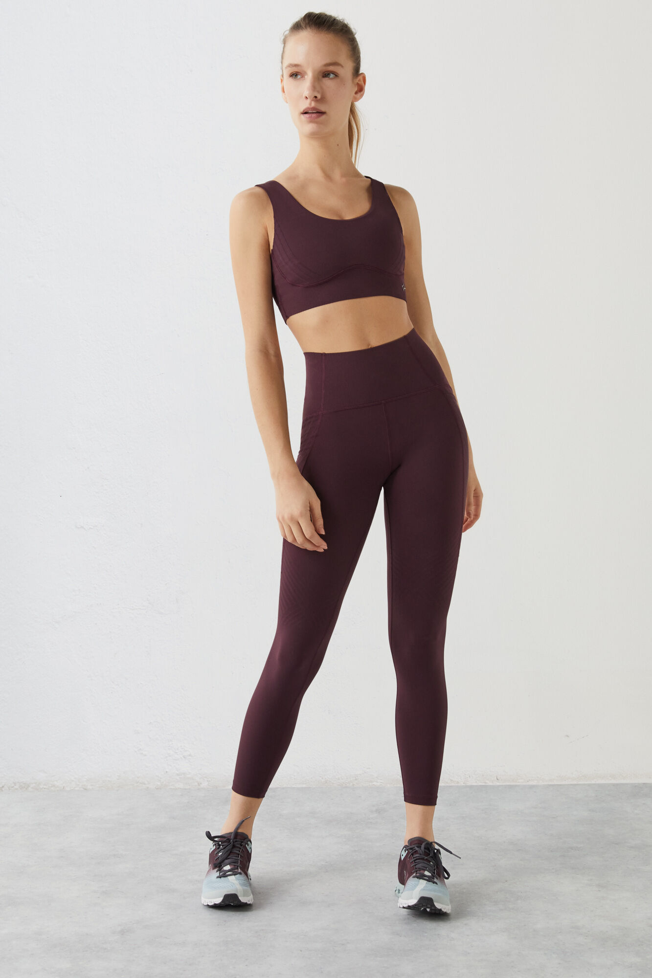 Sutiã esportivo Purple Power Sculpt - Rosa