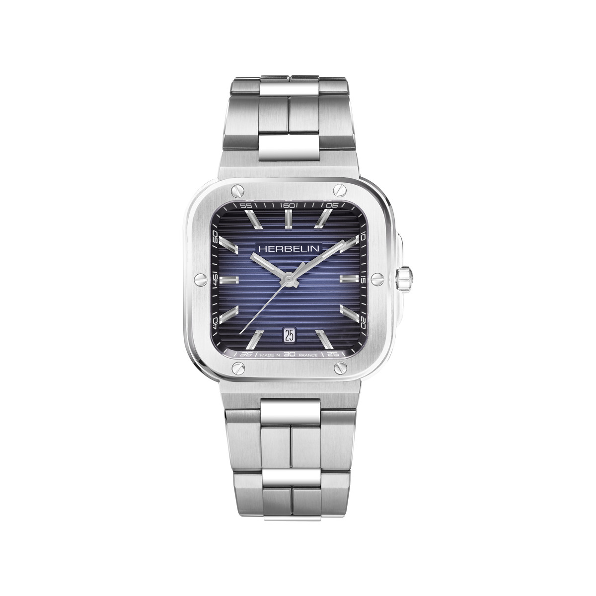Montre HERBELIN Cap Camarat Square homme bracelet acier