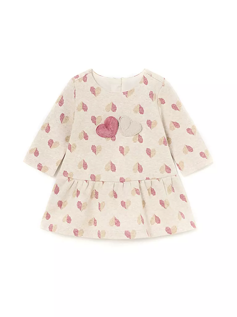 MAYORAL Baby Set Stirnband, Gilet, Kleid 3-teilig beige