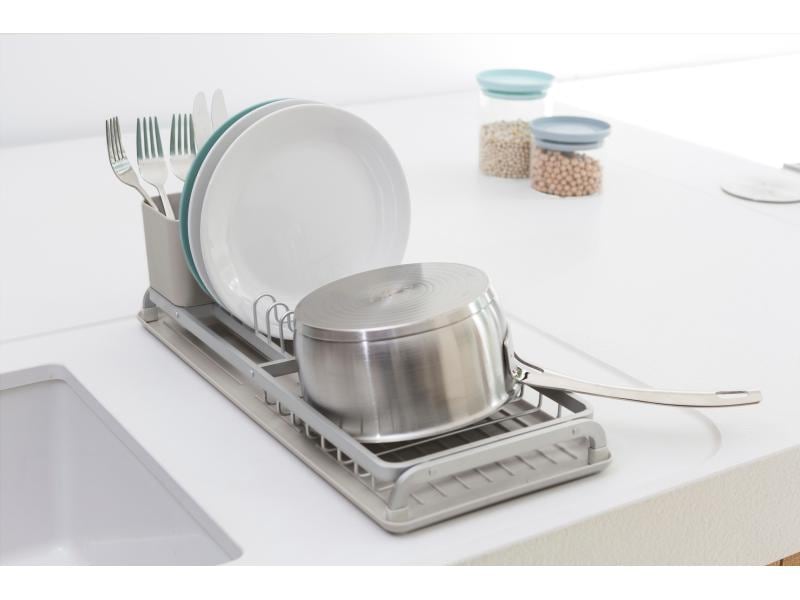 Brabantia Abtropfgestell Sink side Compact Grau Geschirrabtropfgitter