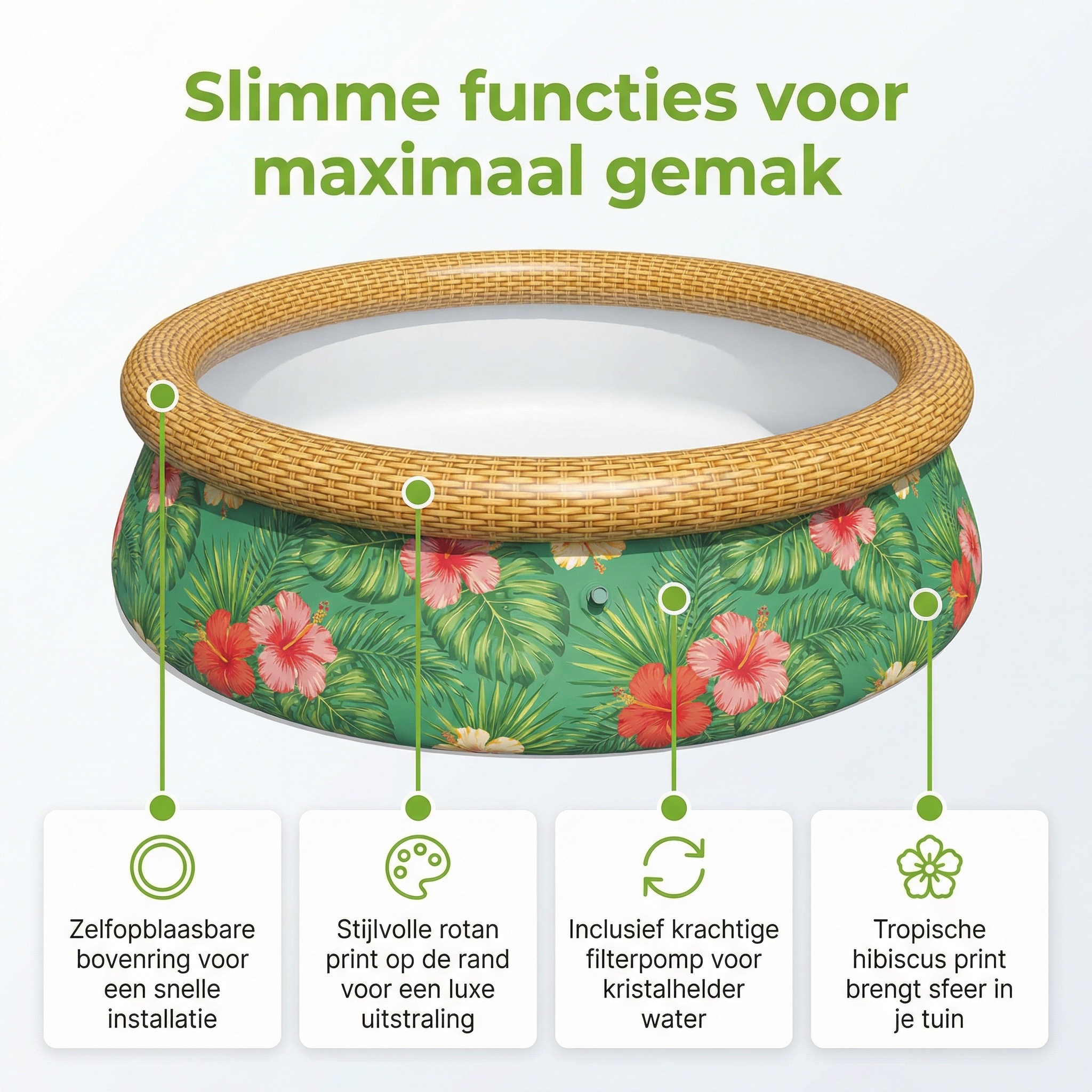 Bestway Fast Set 457x84cm Zwembad – 3-delig
