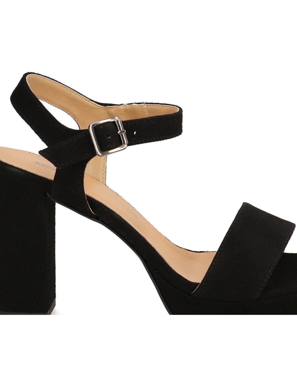 Veloursleder Sandale