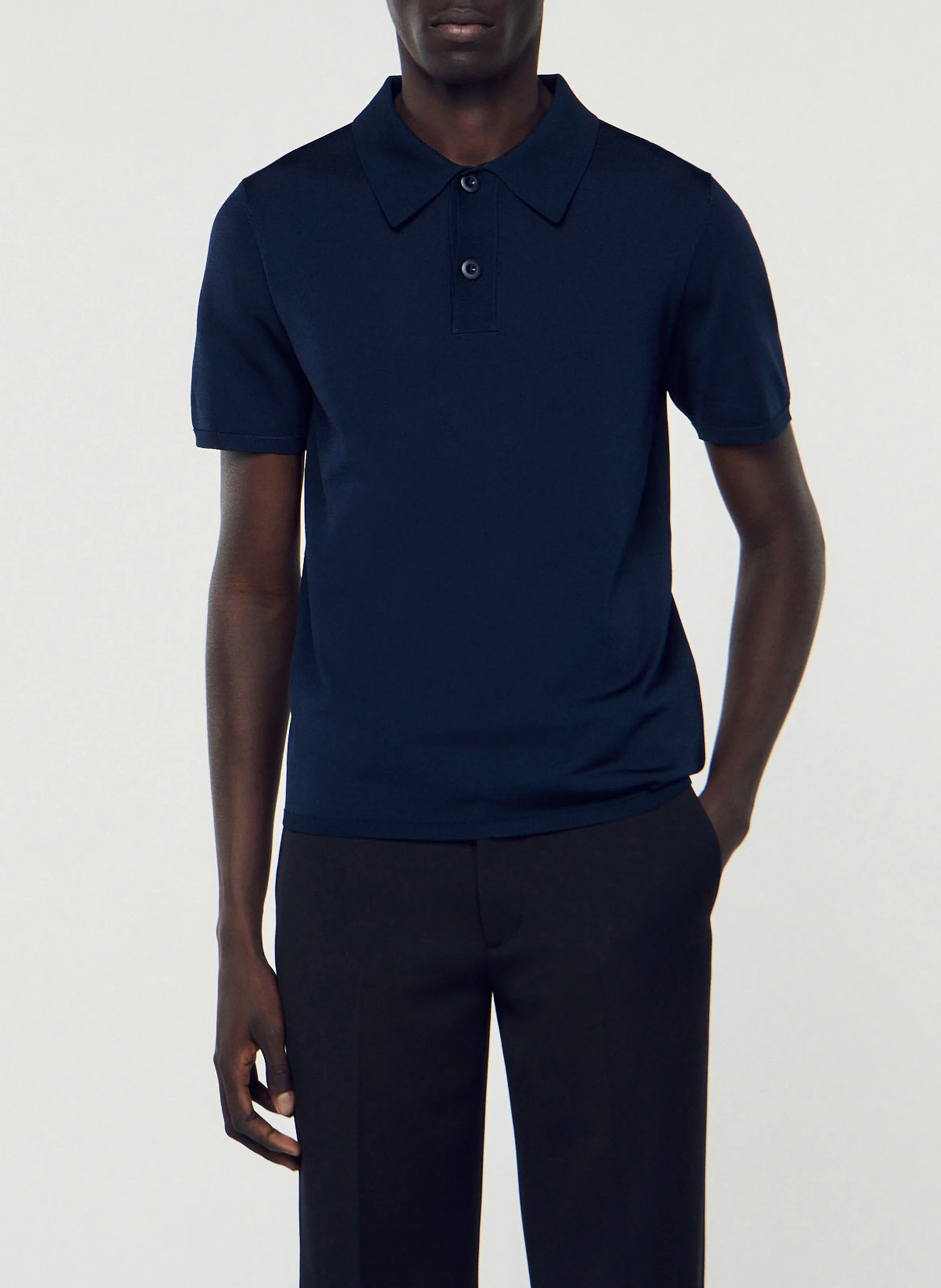 Polo regular fit| Bleu