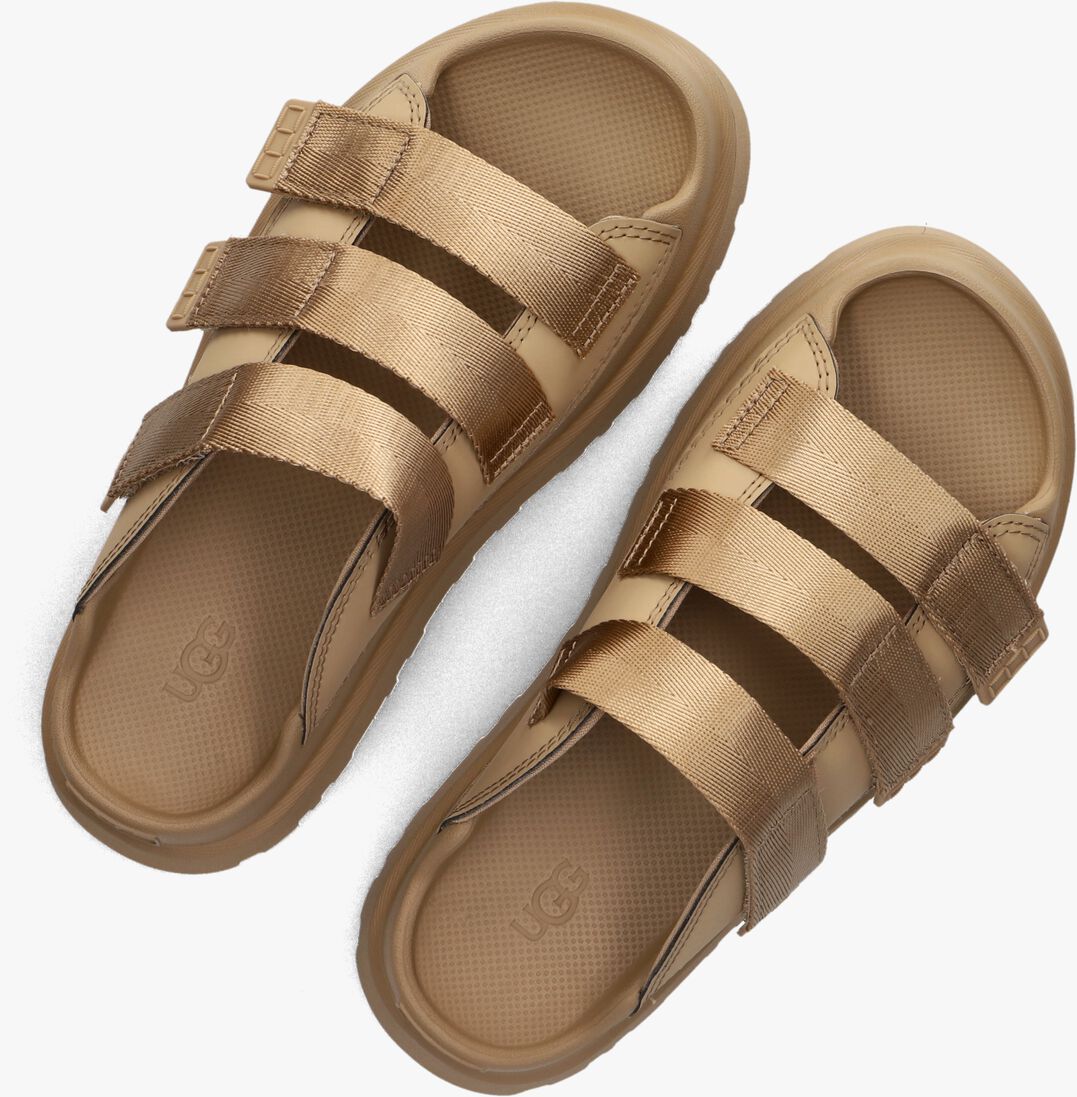 camel ugg slippers w goldenstar slide
