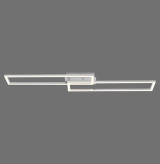 JUST LIGHT LED Deckenlampe IVEN 19,8 x 101,6 cm stahlfarbig