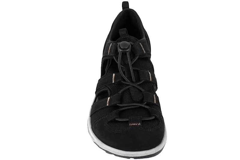 NEW FEET TRAVE SANDAL I SORT NUBUCK