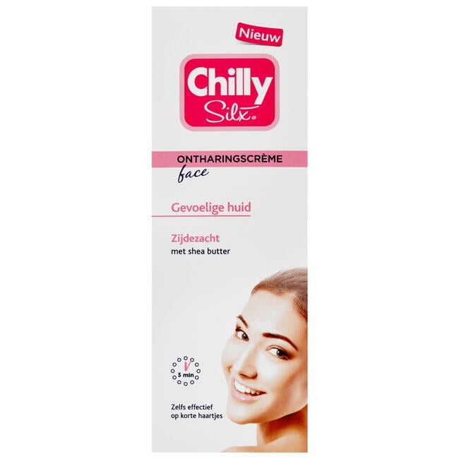 Chilly Silx Ontharingscrème Face Gevoelige Huid 50 ML