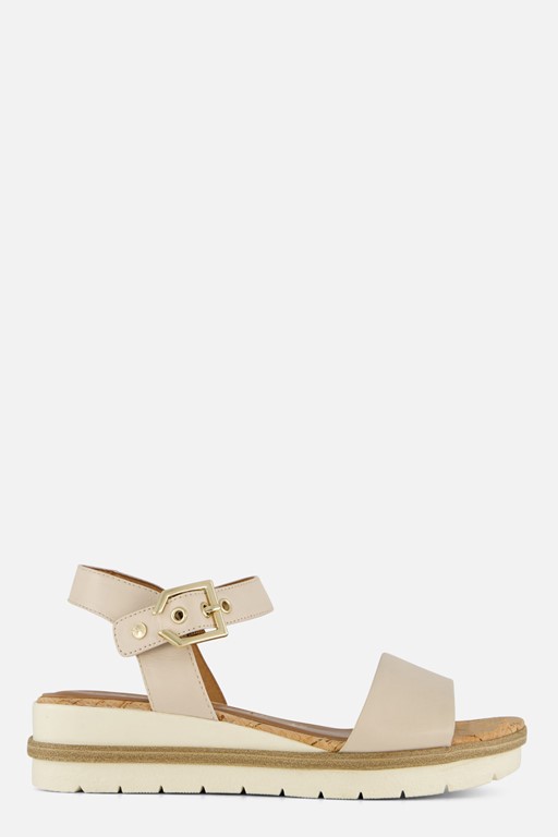 Tamaris Sandalen beige Leer