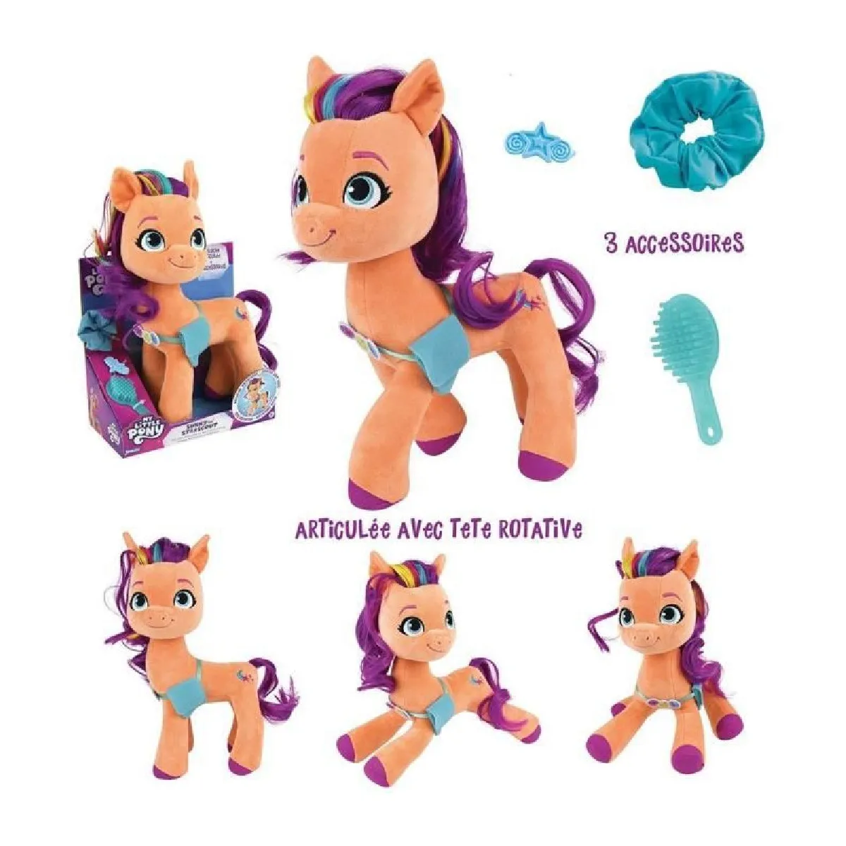Peluche Sunny Articulée 30 cm - Jemini