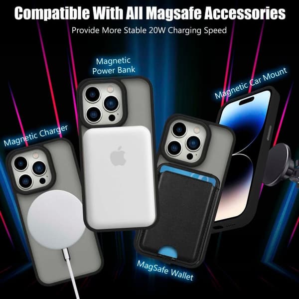 iPhone 12 / 12 PRO Deksel kompatibel med Magsafe