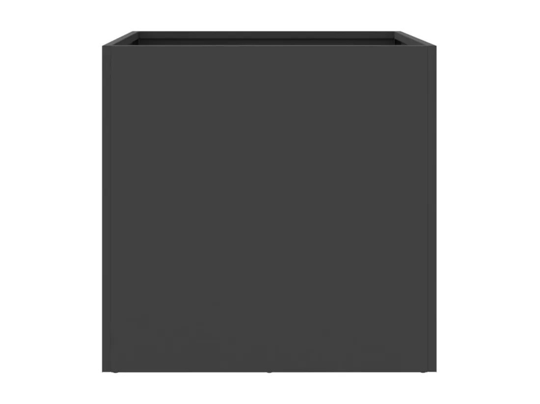 Jardinière bac lit surélevé noire 49 x 47 x 46 cm 02_0037622
