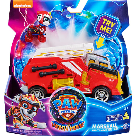 PAW Patrol Mighty Movie redningskøretøj 23 cm – flere varianter - assorteret