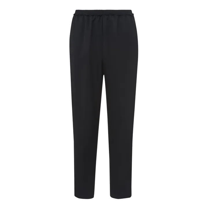 Pomandère Pantalon Elastiqué Laine | Noir