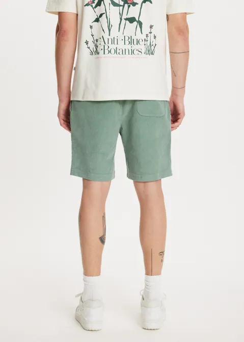 Corduroy korte broek groen (GRN.L)