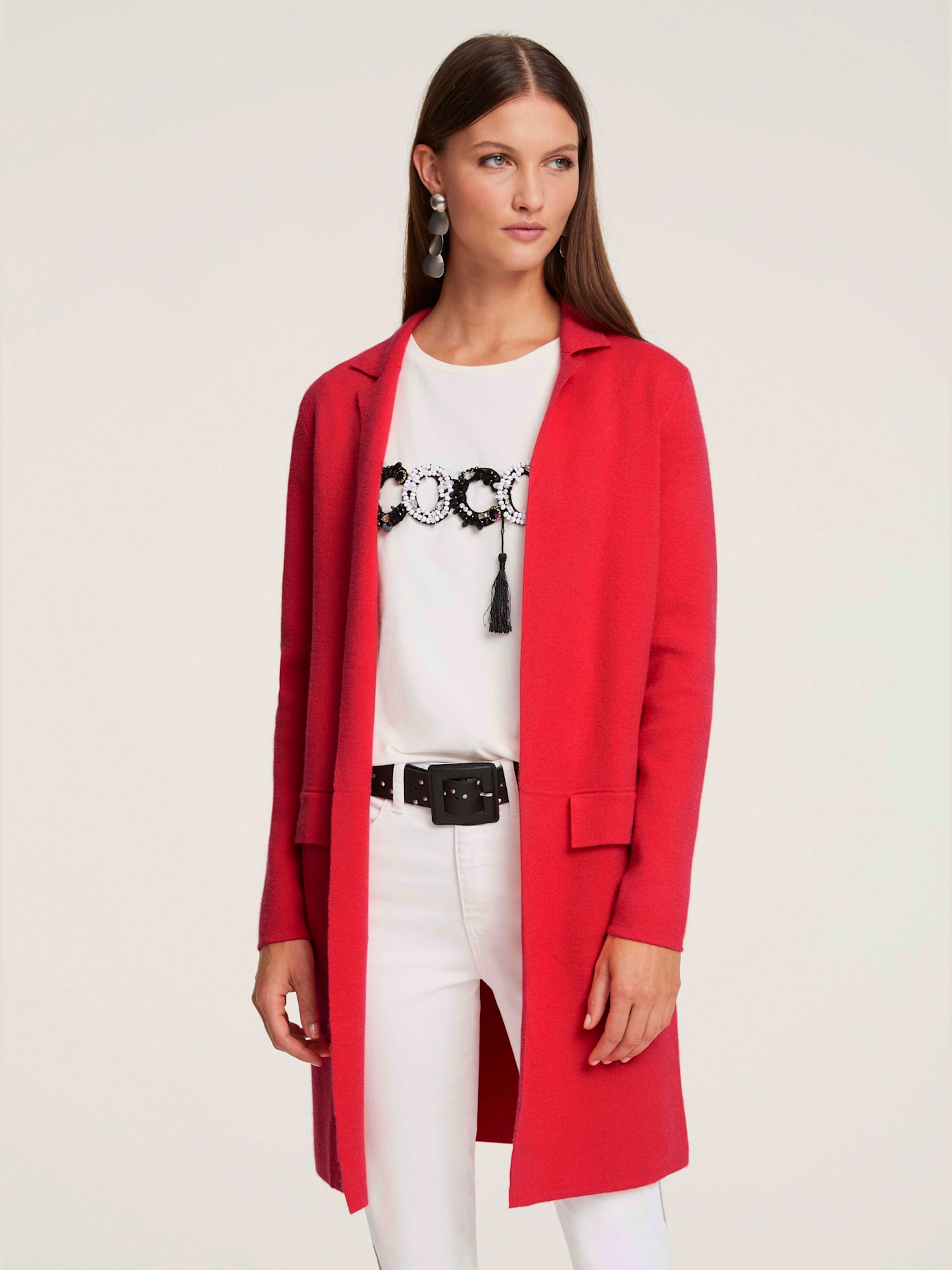 Manteau en tricot look tendance