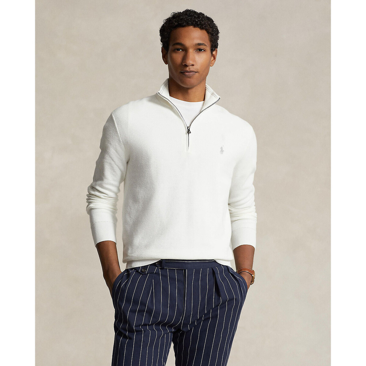 POLO RALPH LAUREN<br>Suéter com gola de marinheiro