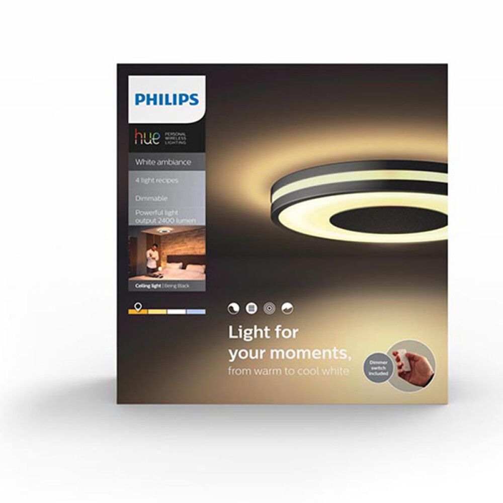 PLAFOND PHILIPS HUE BEING SVART