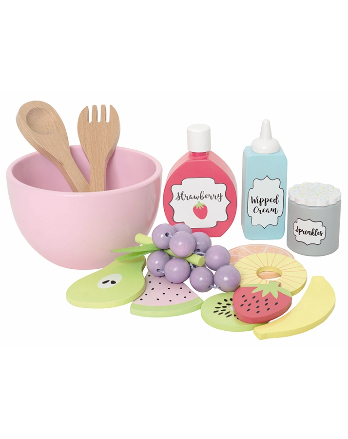 Holz-Lebensmittel FRUIT SALAD in bunt