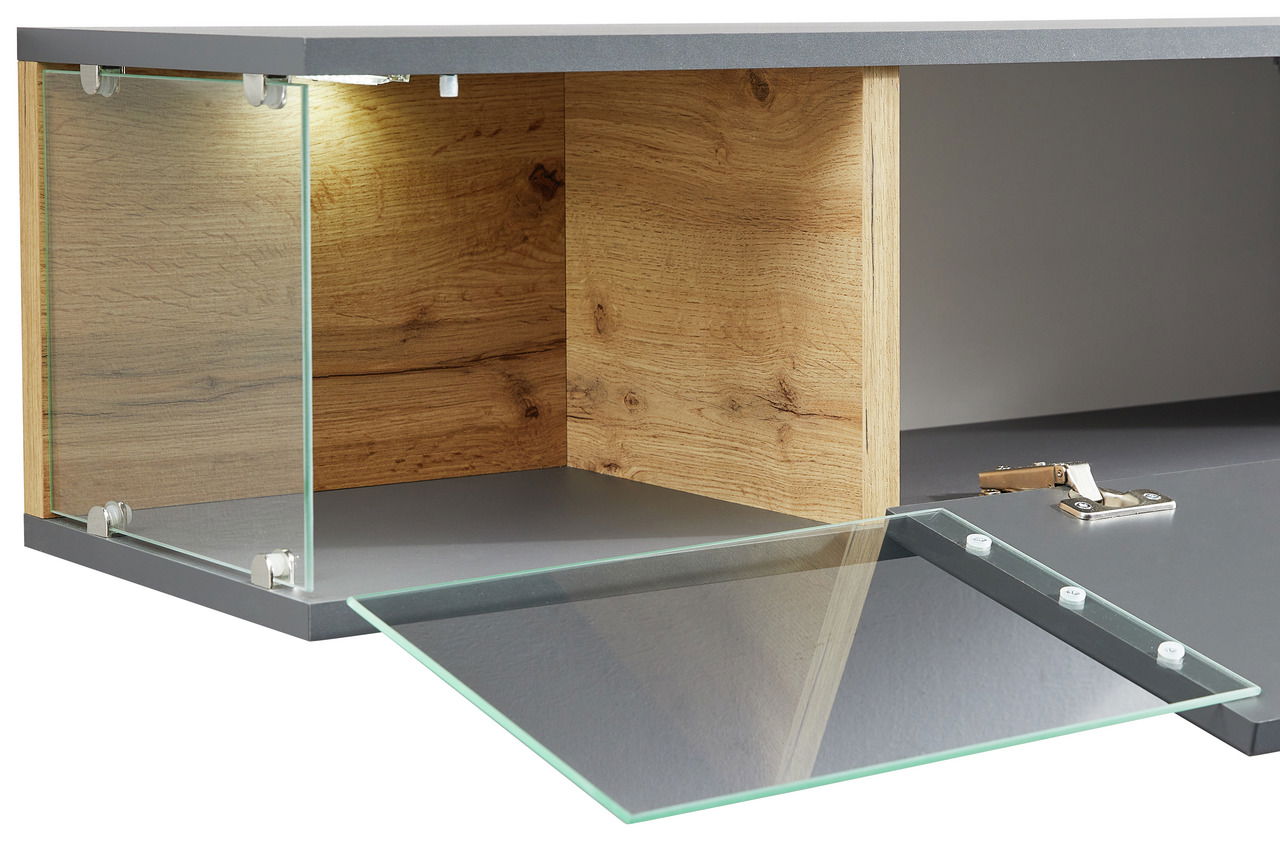 Livetastic TV-Lowboard-Kombination SILK