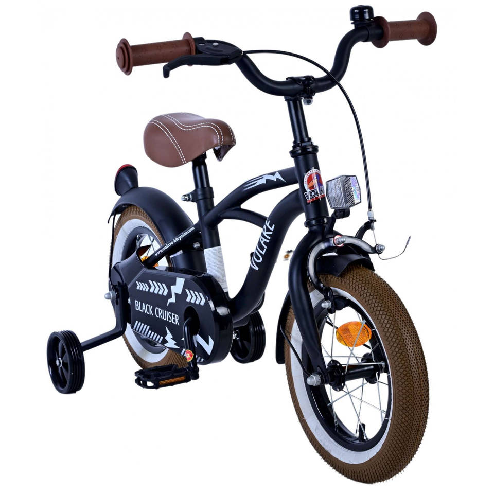 Volare kinderfiets Black Cruiser - 12 inch