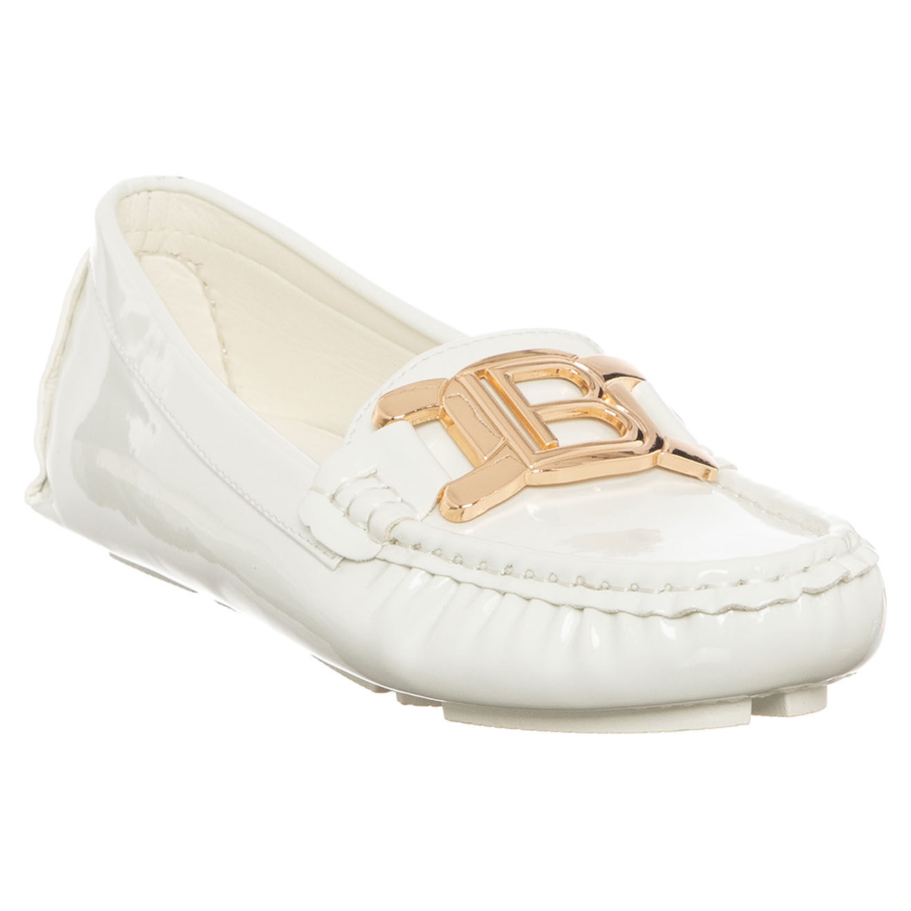 Laura Biagiotti Mocassins Elise blancs