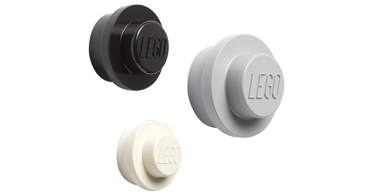 Room CopenhagenLEGO Wall Hanger wandmontage   (Wit, Zwart, Grijs)