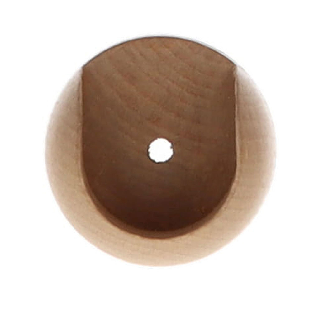 Lot de 2 supports muraux naturel vernis D28mm