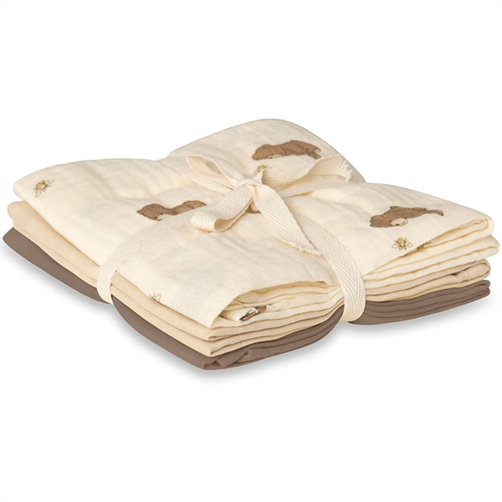 That´s Mine Bees and Bears Bora Muslin Stofbleer 3 Pak