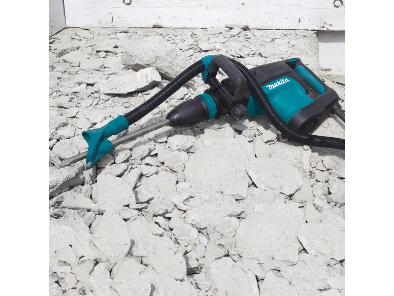 Makita - Støvekstrations-påsætningssæt - længde: 1500 mm - for Makita DHR400PG2U, DHR400ZKU, HM1213C, HM1214C, HR006GZ; XGT HR006GZ