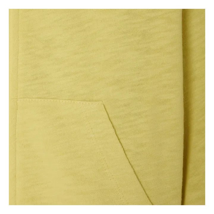 American Vintage Sweat Capuche Zippé Sonoma | Jaune chiné