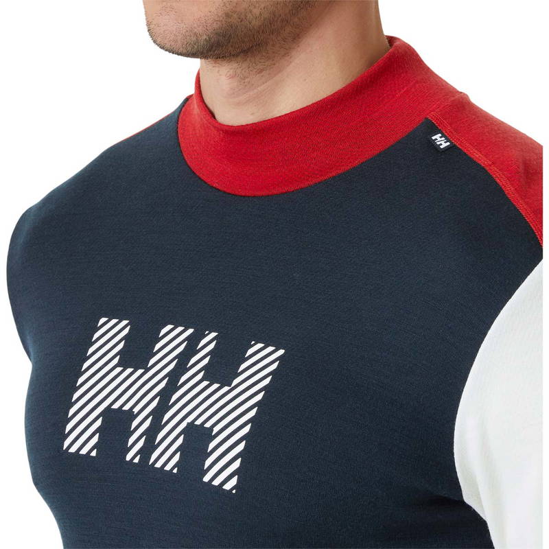 Helly Hansen Lifa Merino Midweight Logo Skiundertrøje Herre