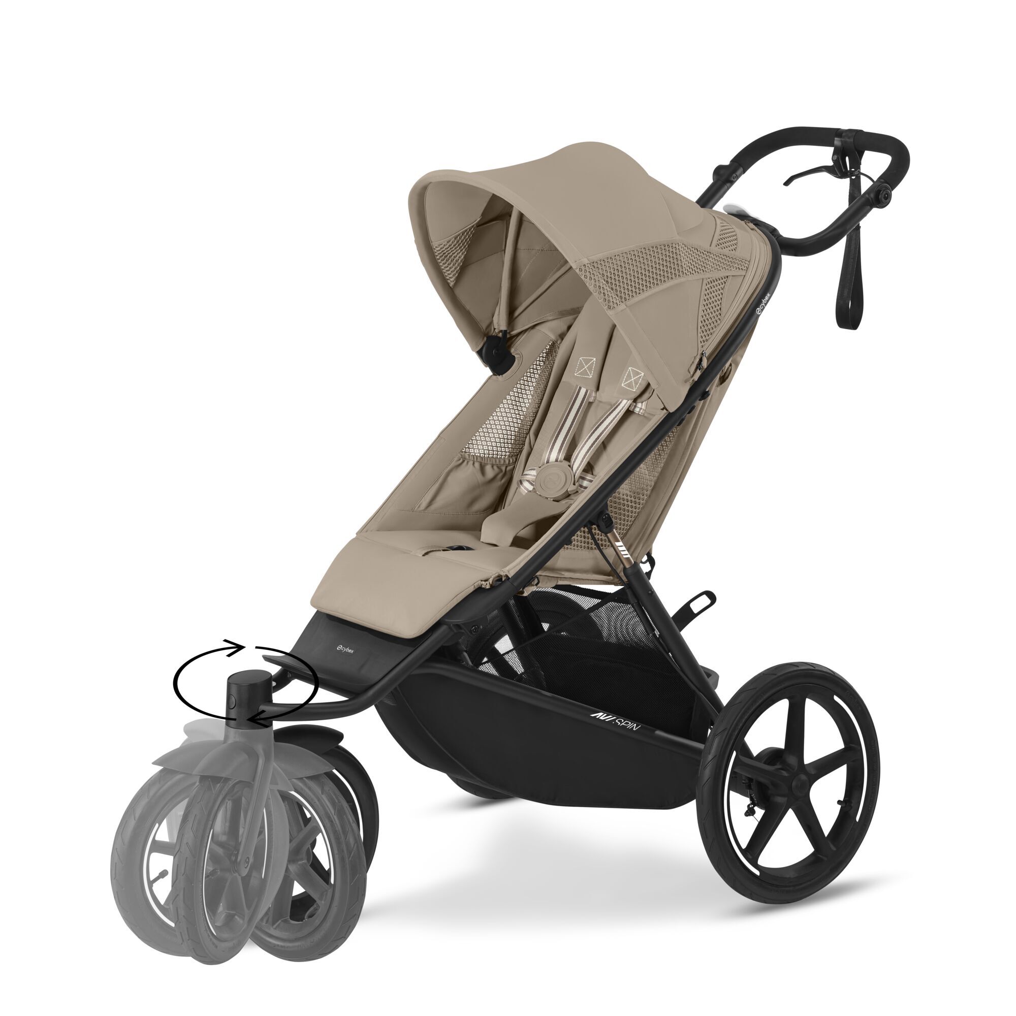 Avi Spin Almond Beige