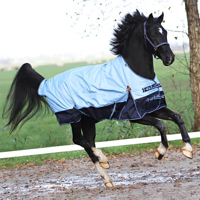 Deken Epplejeck Tolga 100gr Lichtblauw-donkerblauw