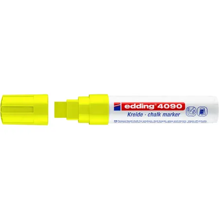 edding 4090 Kreidemarker, 4-15 mm, neongelb