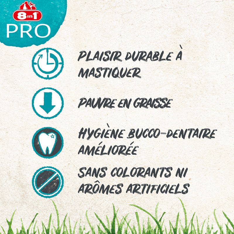 Os fourrés bucco-dentaires 8in1 Pro Dental, poulet XS à prix discount sur bitiba.fr