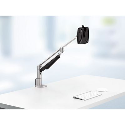 Novus Clu II - Support de table pour moniteur jusqu'à 433mm - argent / anthracite