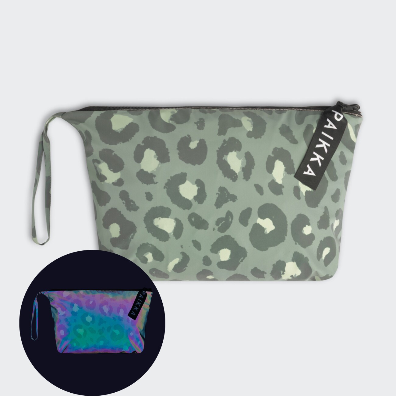 Paikka Poncho Green Leo One Size