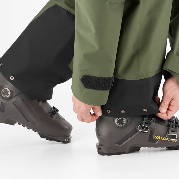 Pantalon de ski SALOMON QST GORE-TEX PRO BIB M OLIVE GREEN/DEEP