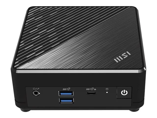 MSI Cubi N ADL 226AT - Mini PC N-series N100 / op til 3.4 GHz - RAM 4 GB - SSD 128 GB - NVMe - UHD Graphics - Gigabit Ethernet - Win 11 Pro - skærm: ingen - sort