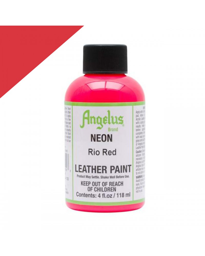 Angelus Rio Red Neon Paint 120 118ml