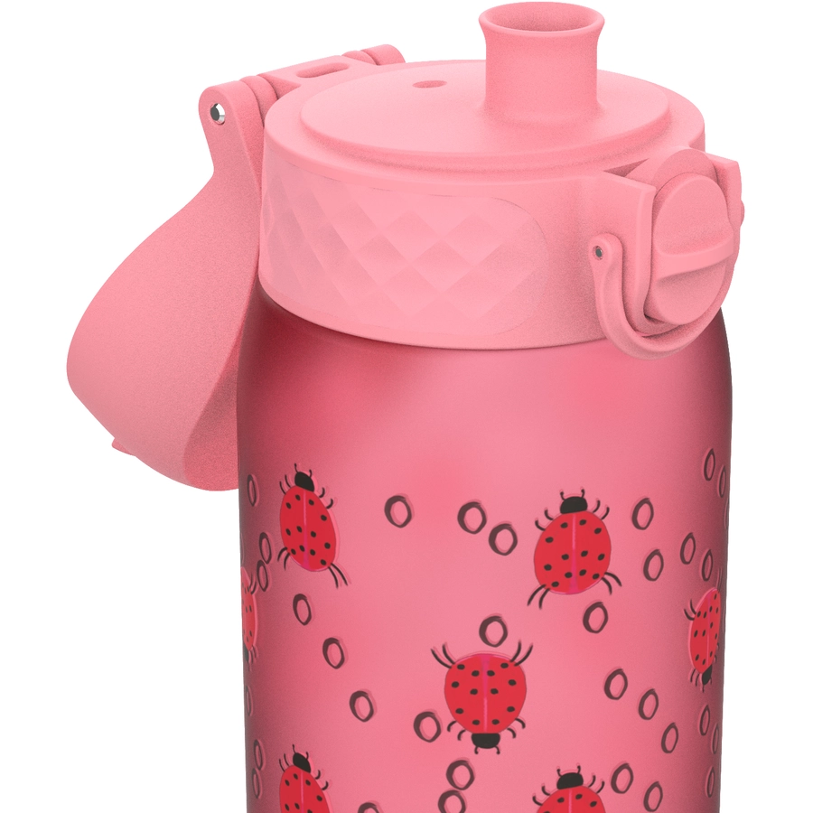 ion8 Kindertrinkflasche auslaufsicher 350 m Marienkäfer  rose