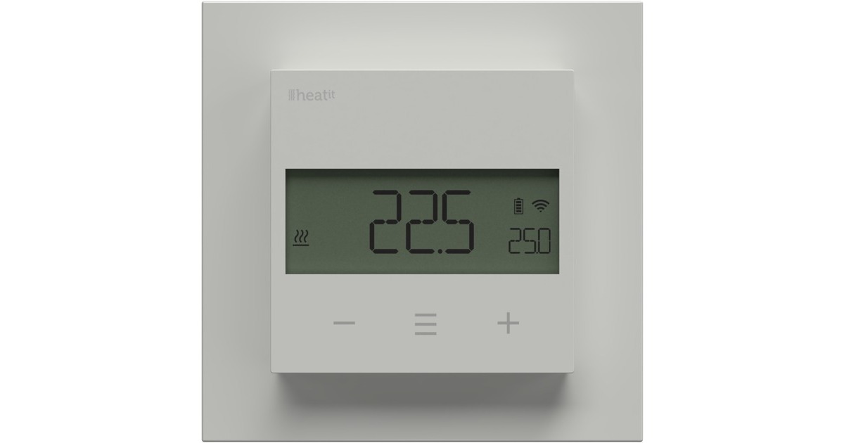 heat itZ-Temp3 Z-wave Battery Thermostat  (Wit)