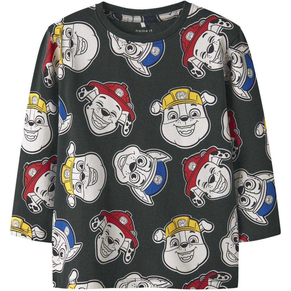 Køb Name It Urban Chic AOP Nmmjorgen Paw Ls Nreg Top Cplg