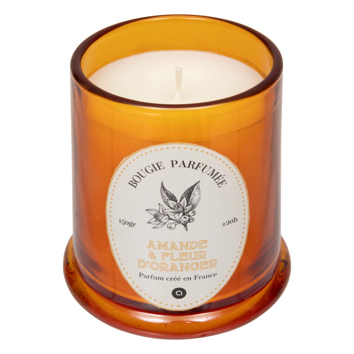 BOUGIE PARFUMEE VERRE HAPO AMANDE 150G