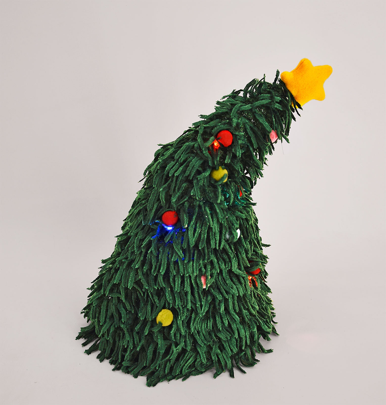 Weihnachtsartikel Hut grün 26cm 40cm Textil mit Funktion