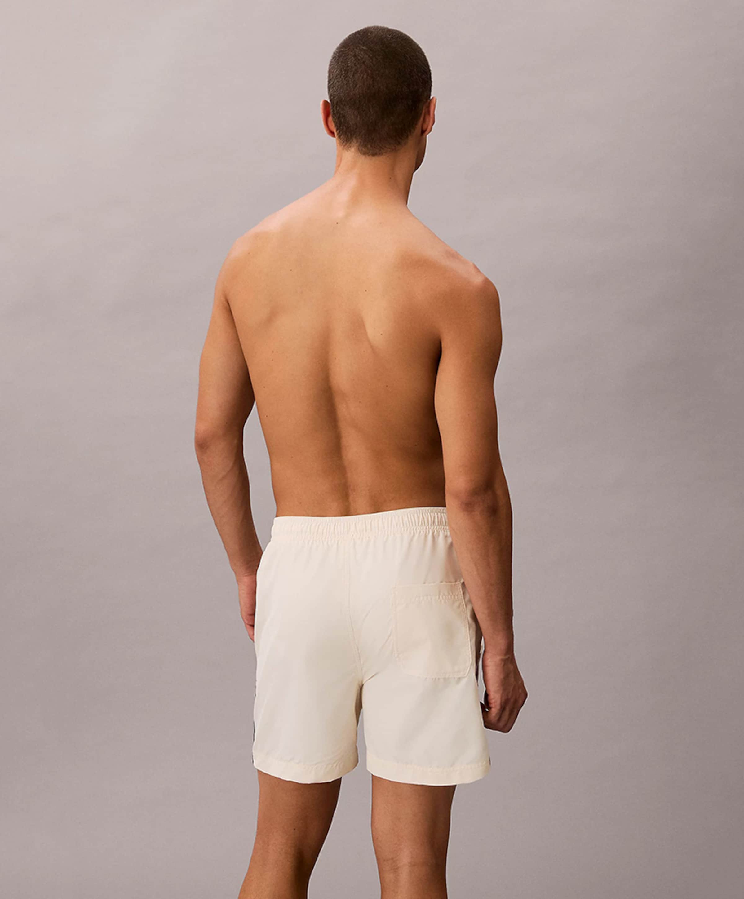 Calvin Klein Heren zwemshort ecru
